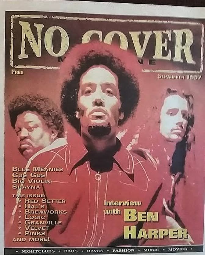 Ben Harper's 1st magazine cover
