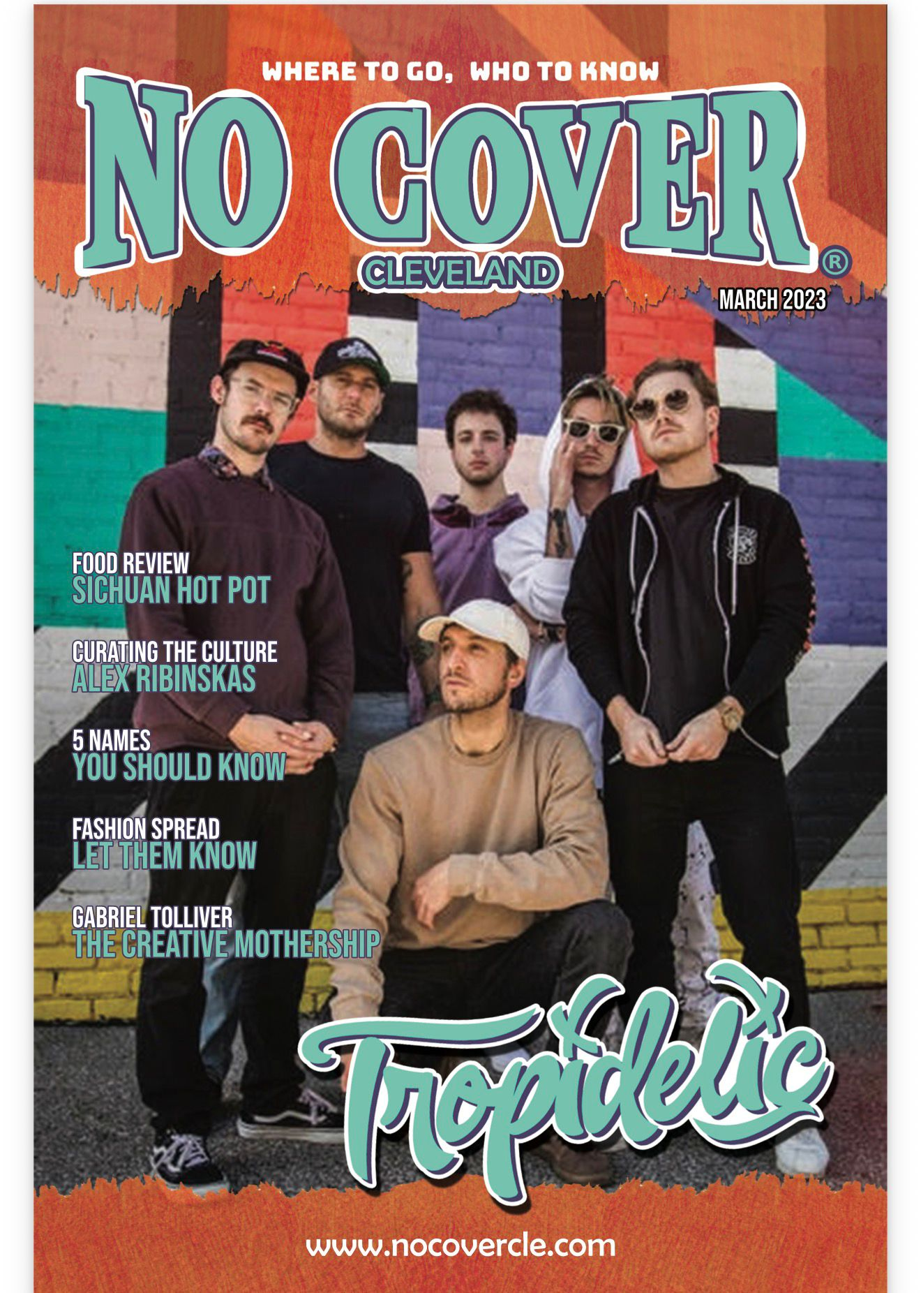 Tropidelic's 1st magazine cover No Cover Cleveland